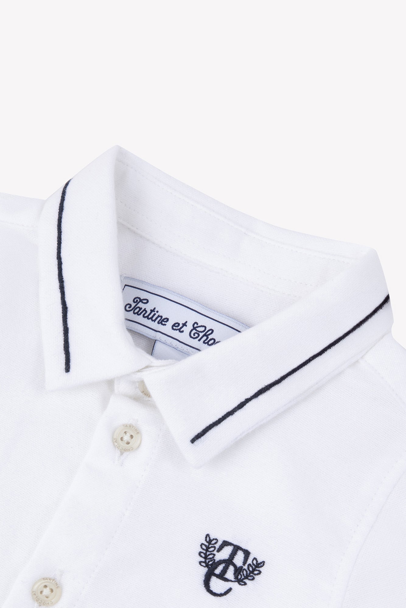 Shirt - Weiß TC Monogramm