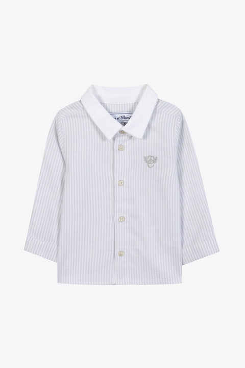 Shirt - Light grey stripes TC monogram - Image principale