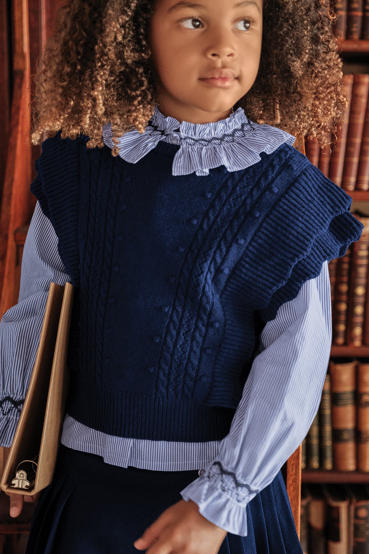 Tunika - Blau Chambray Streifens