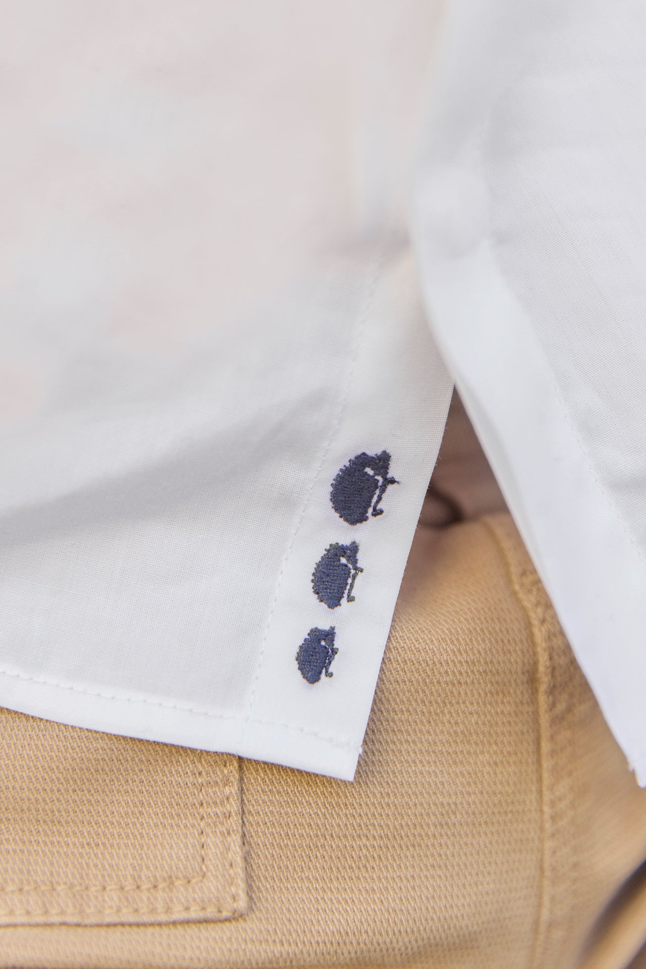 Chemise - Blanche monogramme TC