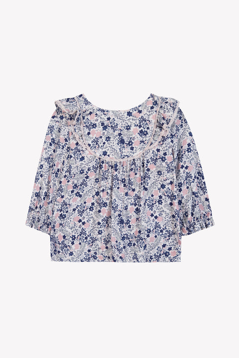 Blouse - Bleuet à petites fleurs - Image principale
