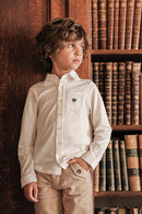 Chemise - Ecru monogramme TC