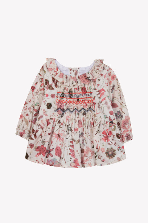Blouse - Tissu liberty smocké - Image principale