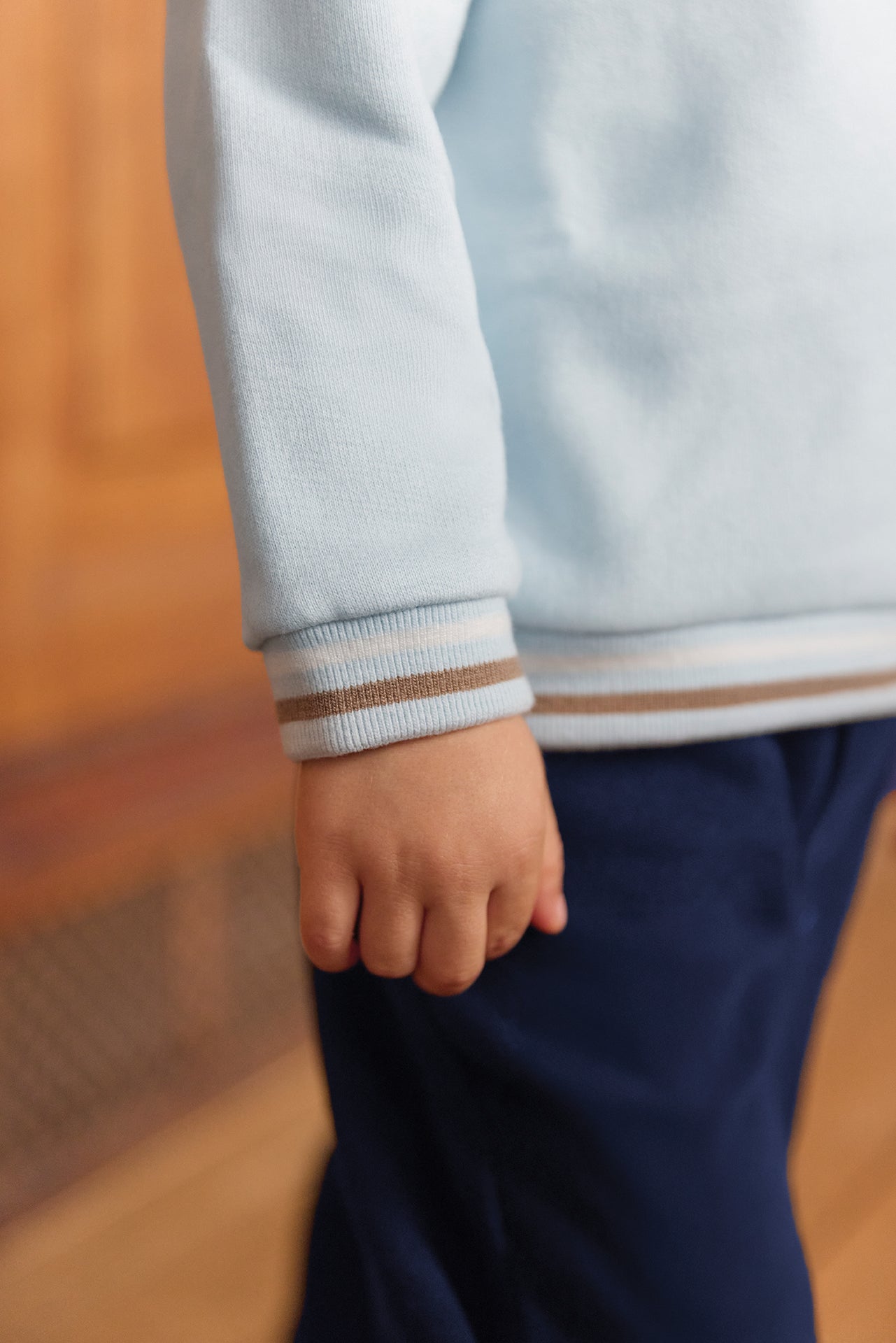 Sweatshirt - Blau Schneegletscher