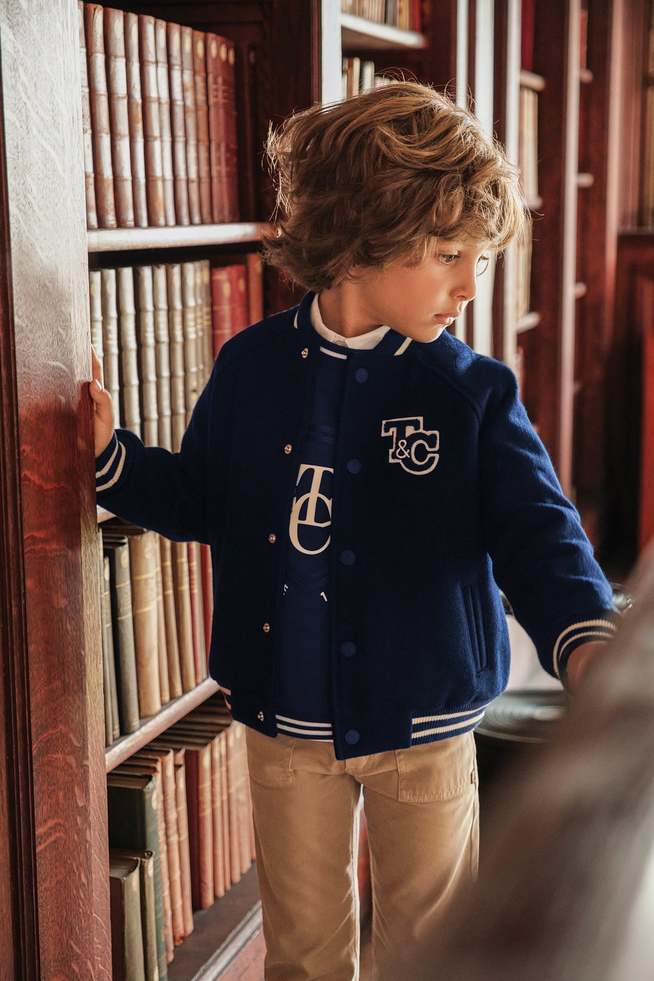 Veste teddy - Marine