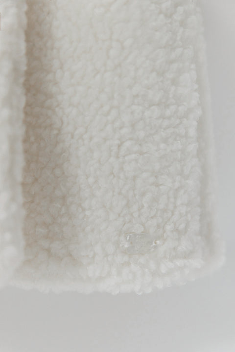 Gilet - Ecru imitation fourrure - Image principale