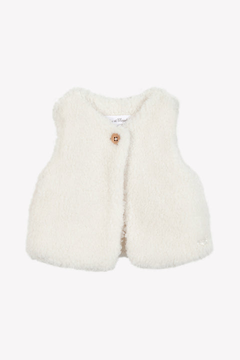 Gilet - Madreperla imitazione pelliccia - Image principale
