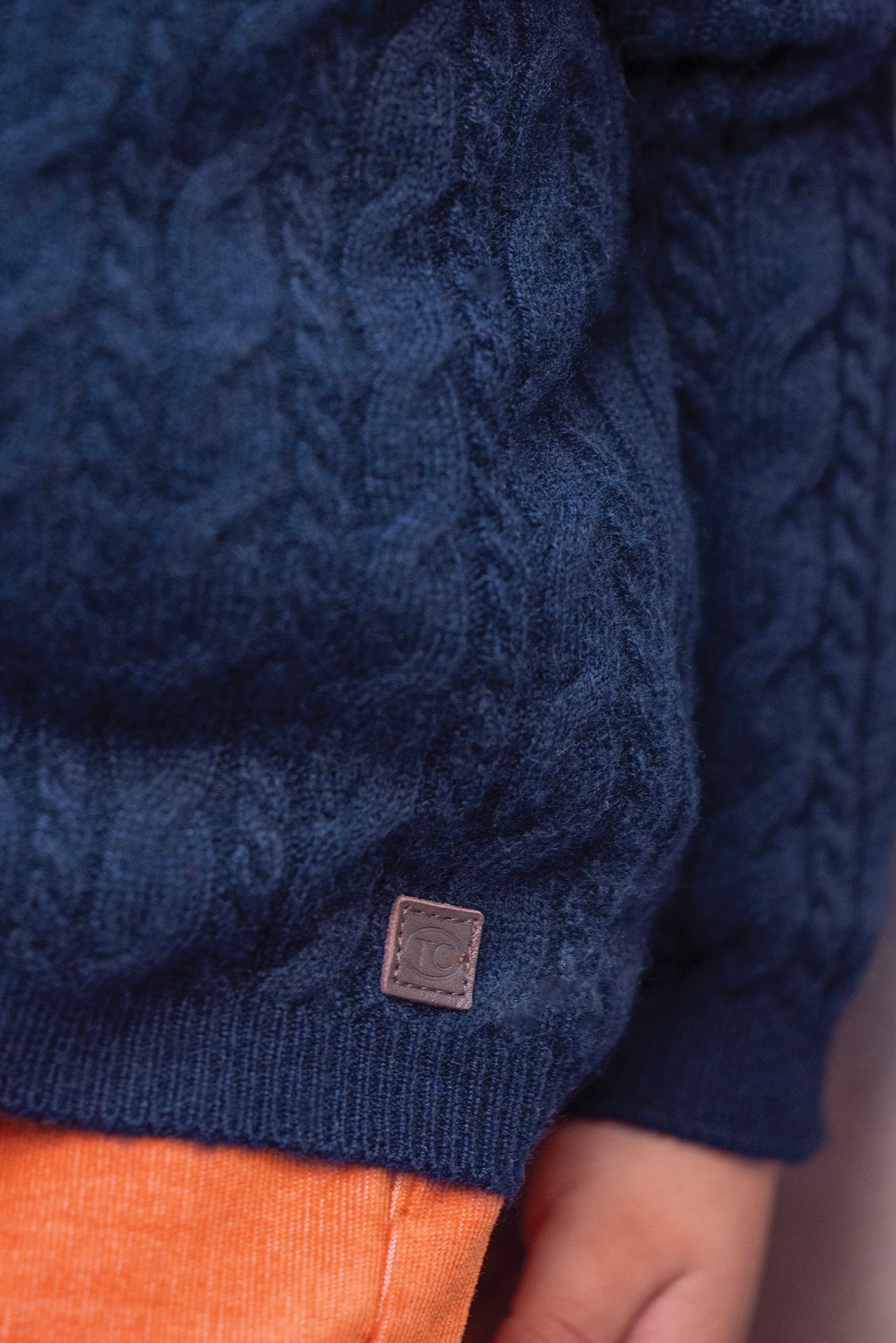 Gilet - Marine 100% cachemire