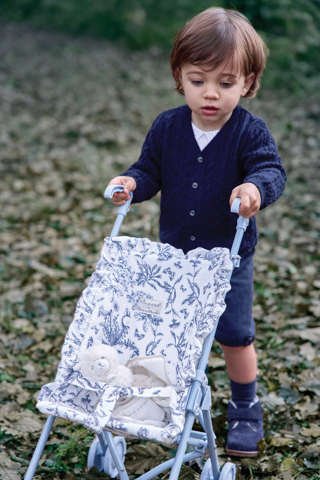 Stroller - Minikane x Tartine et Chocolat Print Toile de Jouy Blue - Image principale