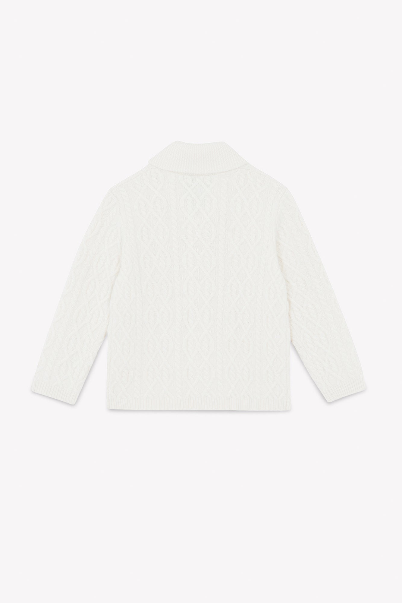 Gilet - Madreperla  Colletto a scialle Maglia Tortoe