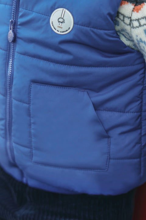 Doudoune - Bleu électrique sans manches - Image principale