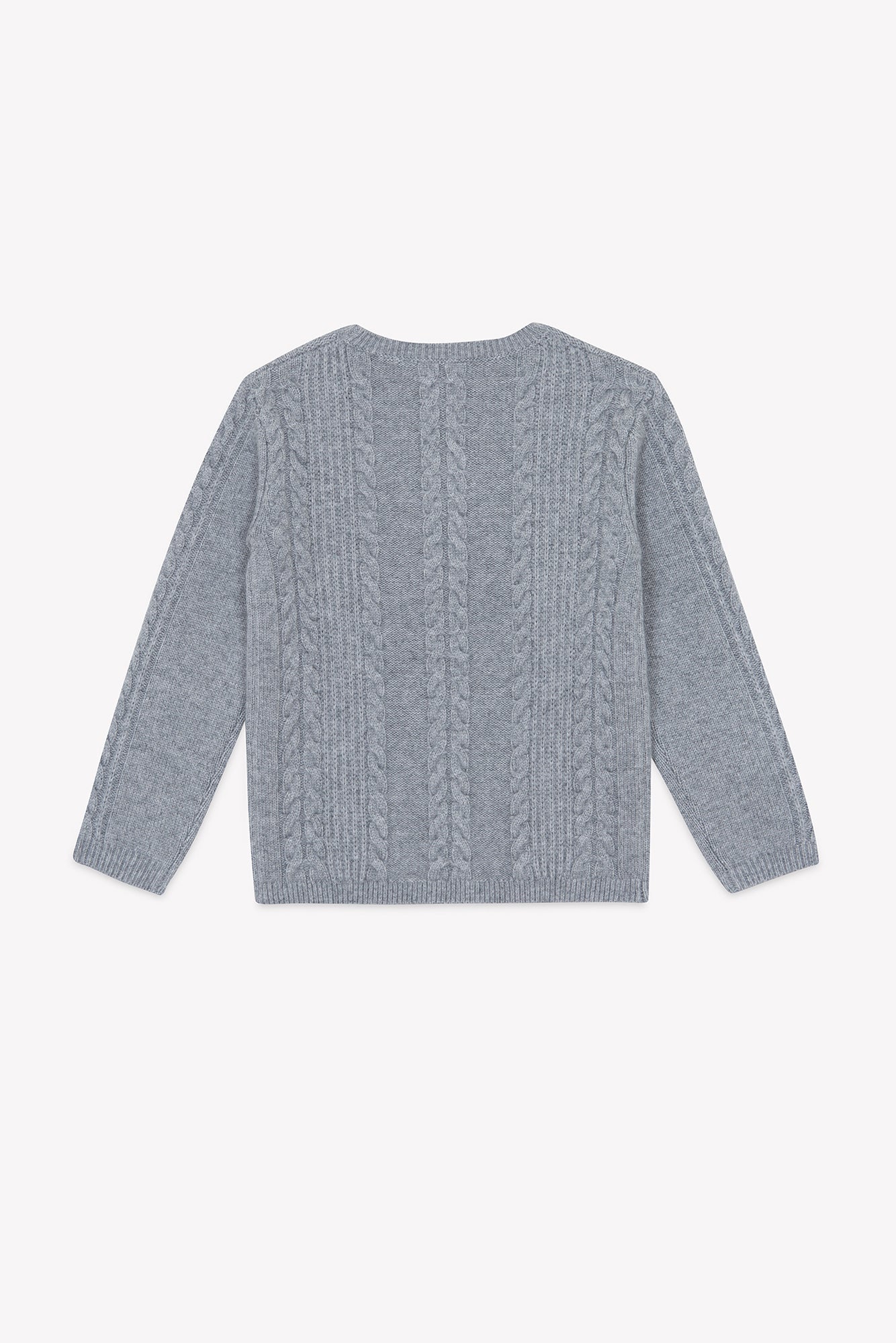 Pull - Gris chiné signature TC