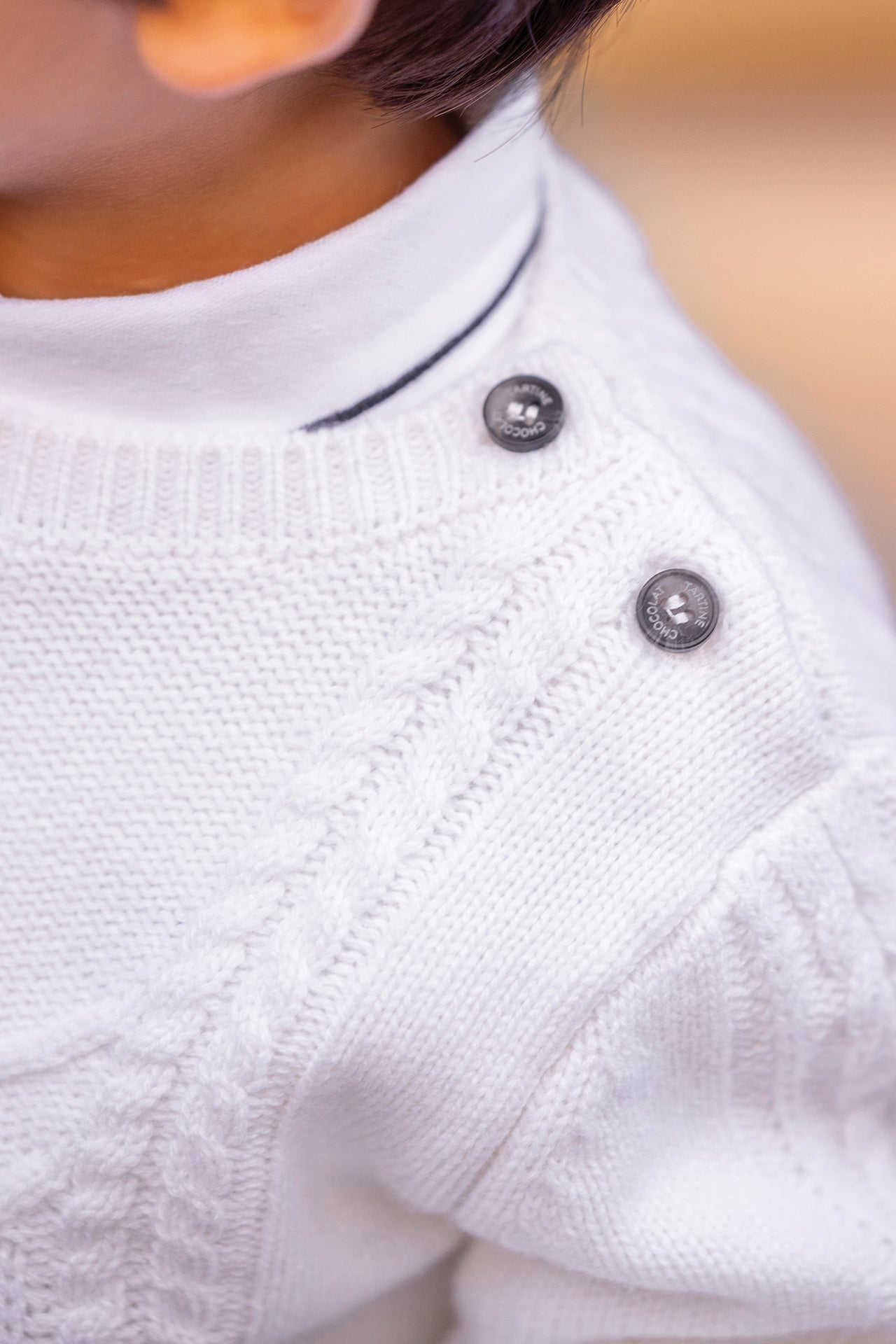 Pull - Ecru signature TC