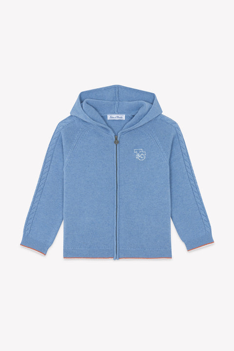 Gilet - Blu grigiastro mélange firma tc - Image principale