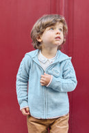 Weste - Blau geschälter Gletscher TC Signatur