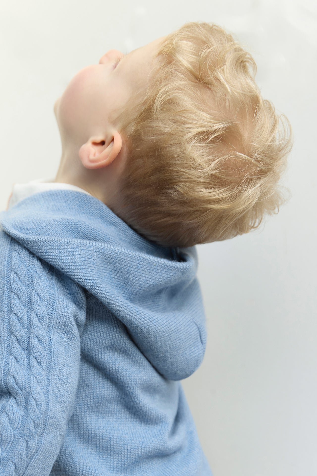 Gilet - Bleu grisé chiné signature TC