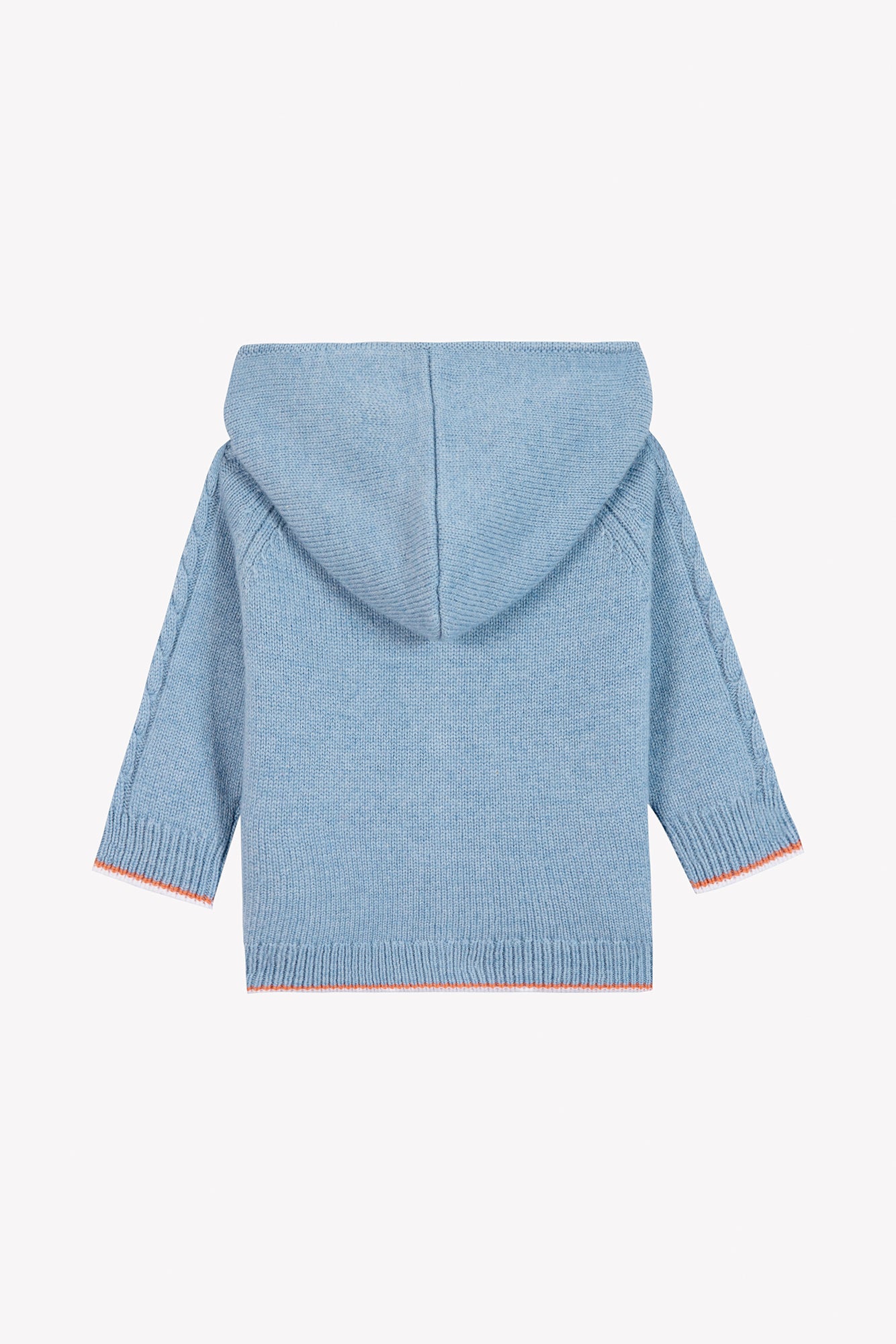 Gilet - Bleu grisé chiné signature TC