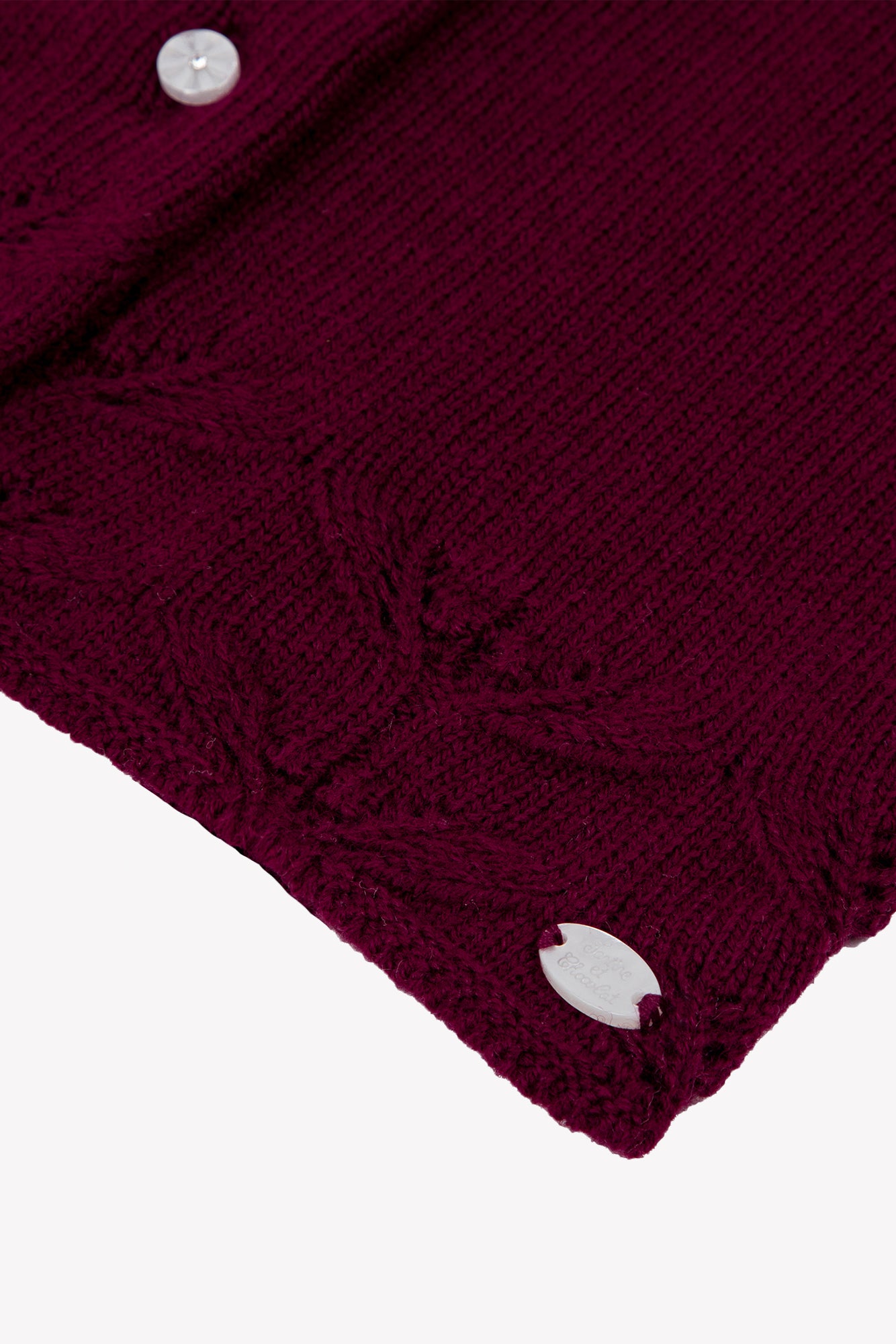 Cardigan - Prune maille