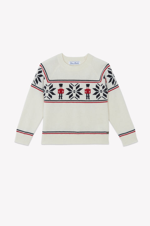 Pull - Ecru casse-noisettes - Image principale