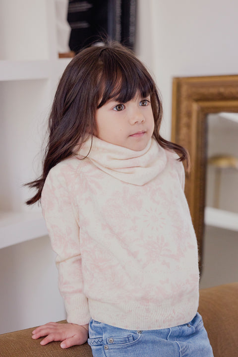 Calentador de cuello - Rosa pálido Kujten x Tartine et Chocolat - Image principale