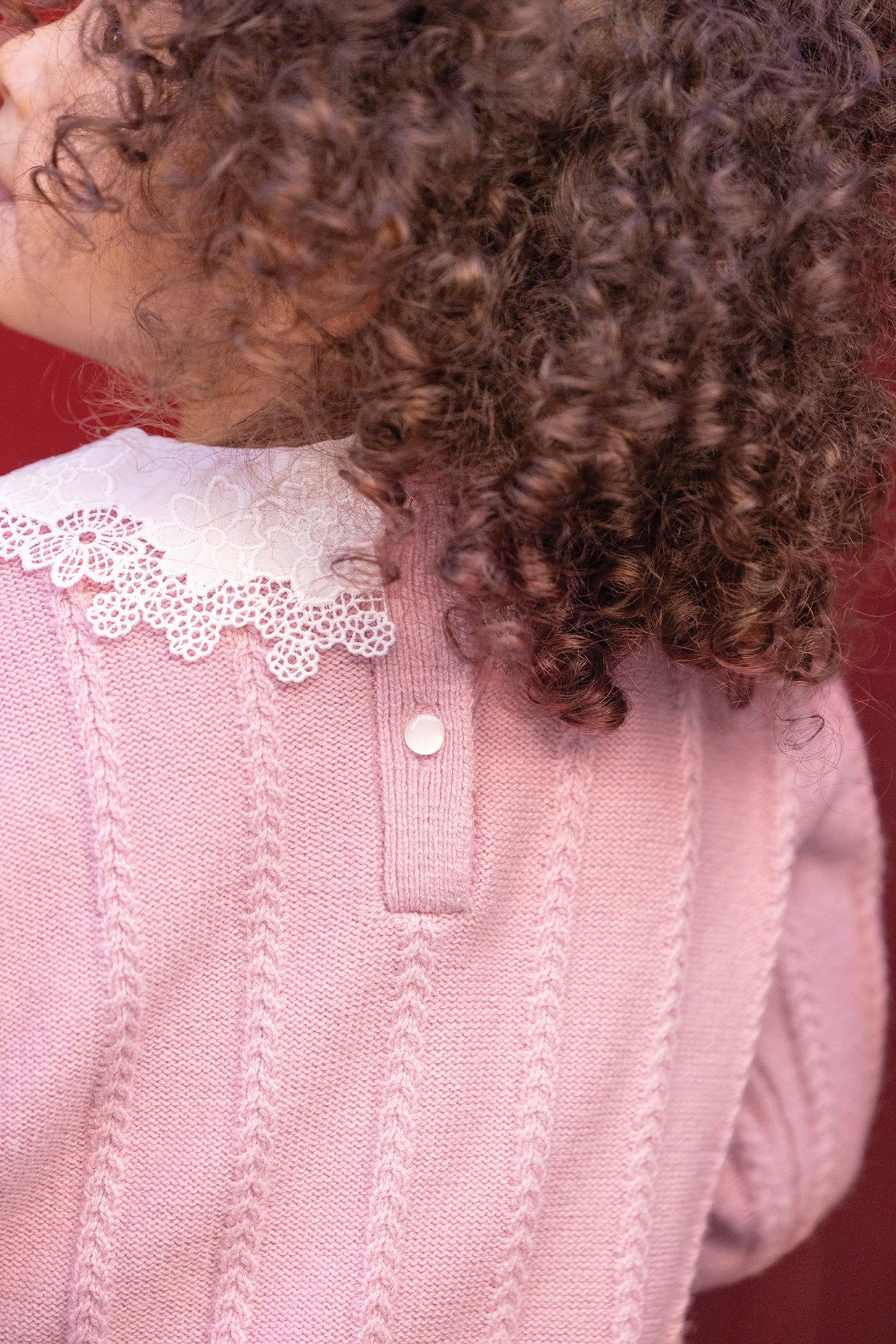 Pull - Eglantine col broderie anglaise