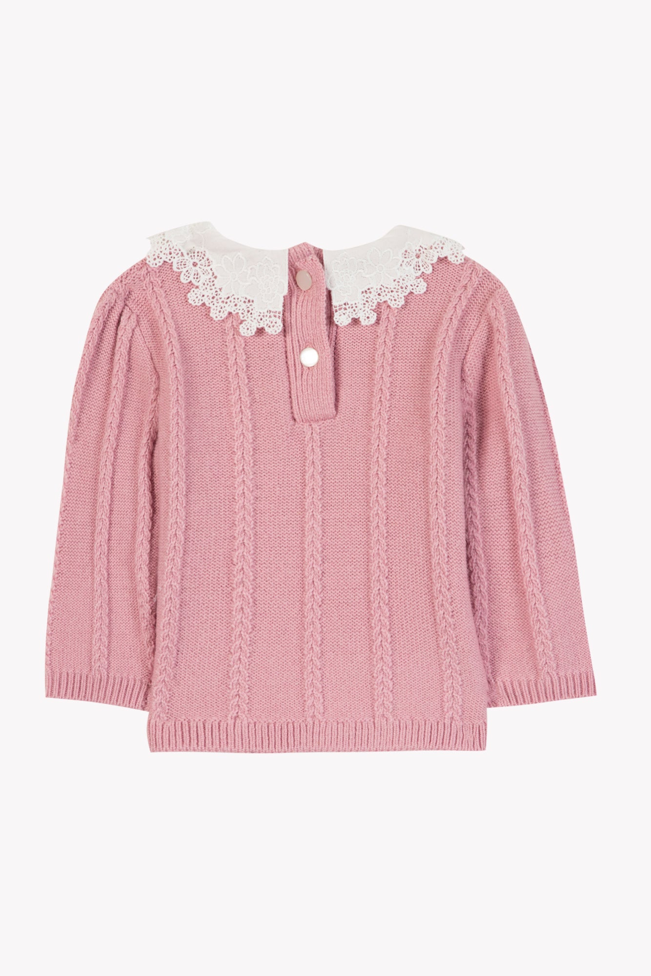 Pull - Eglantine col broderie anglaise