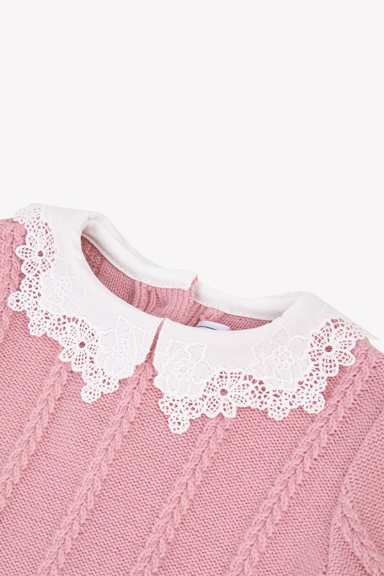 Pull - Eglantine col broderie anglaise