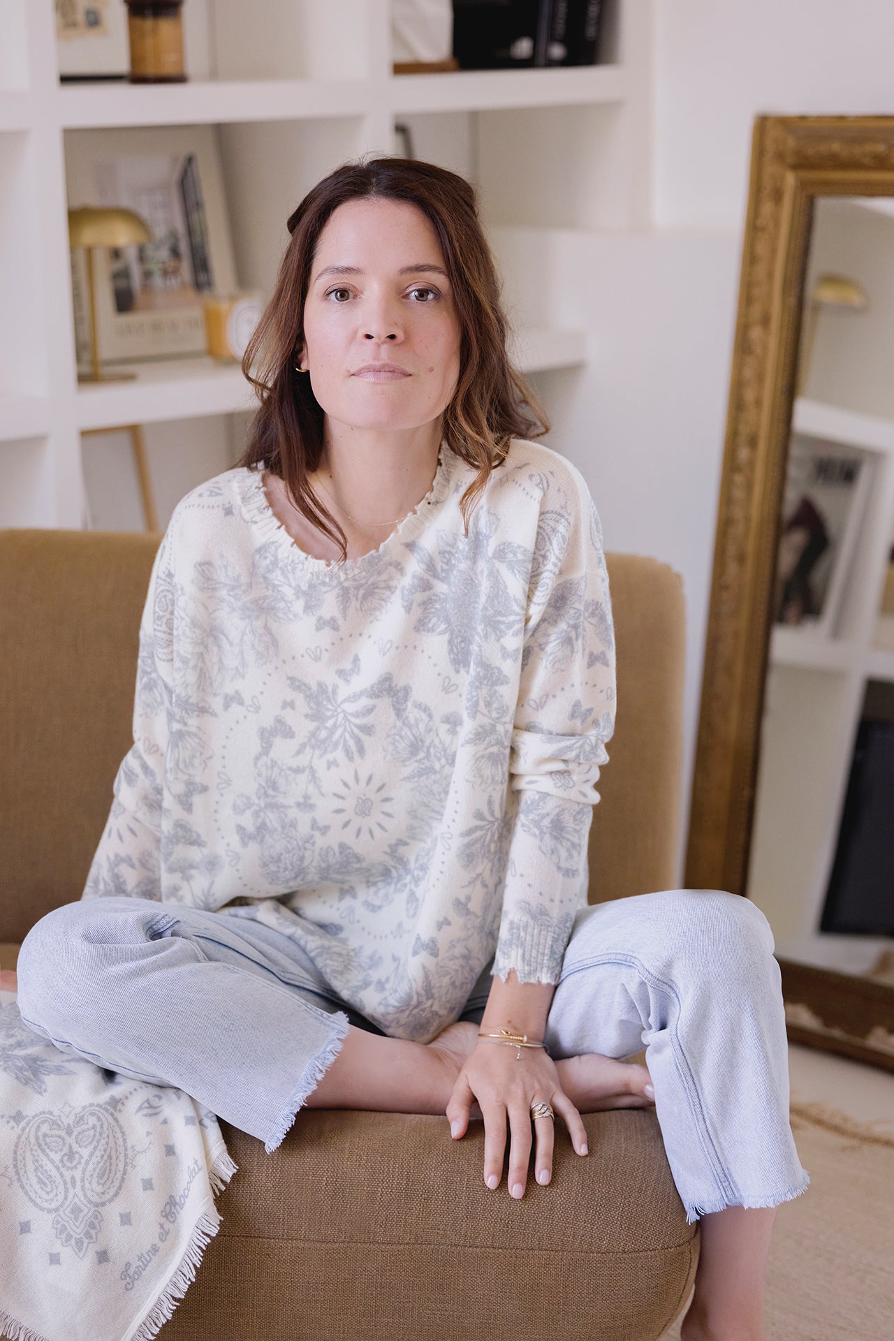 Sweater Women - Light grey Kujten X Tartine et Chocolat