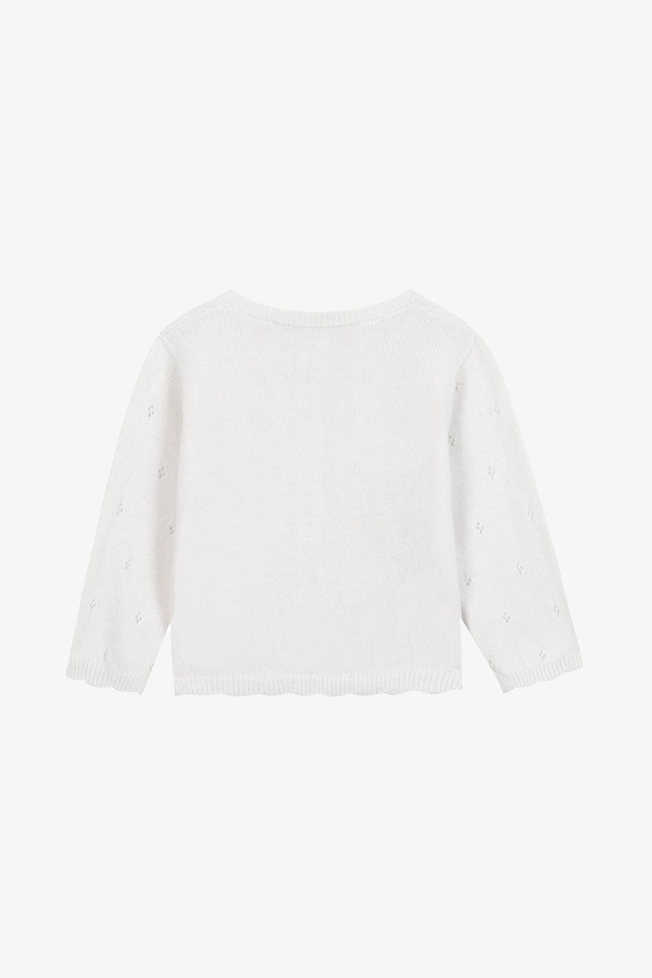 Cardigan - Emeraude broderie florale