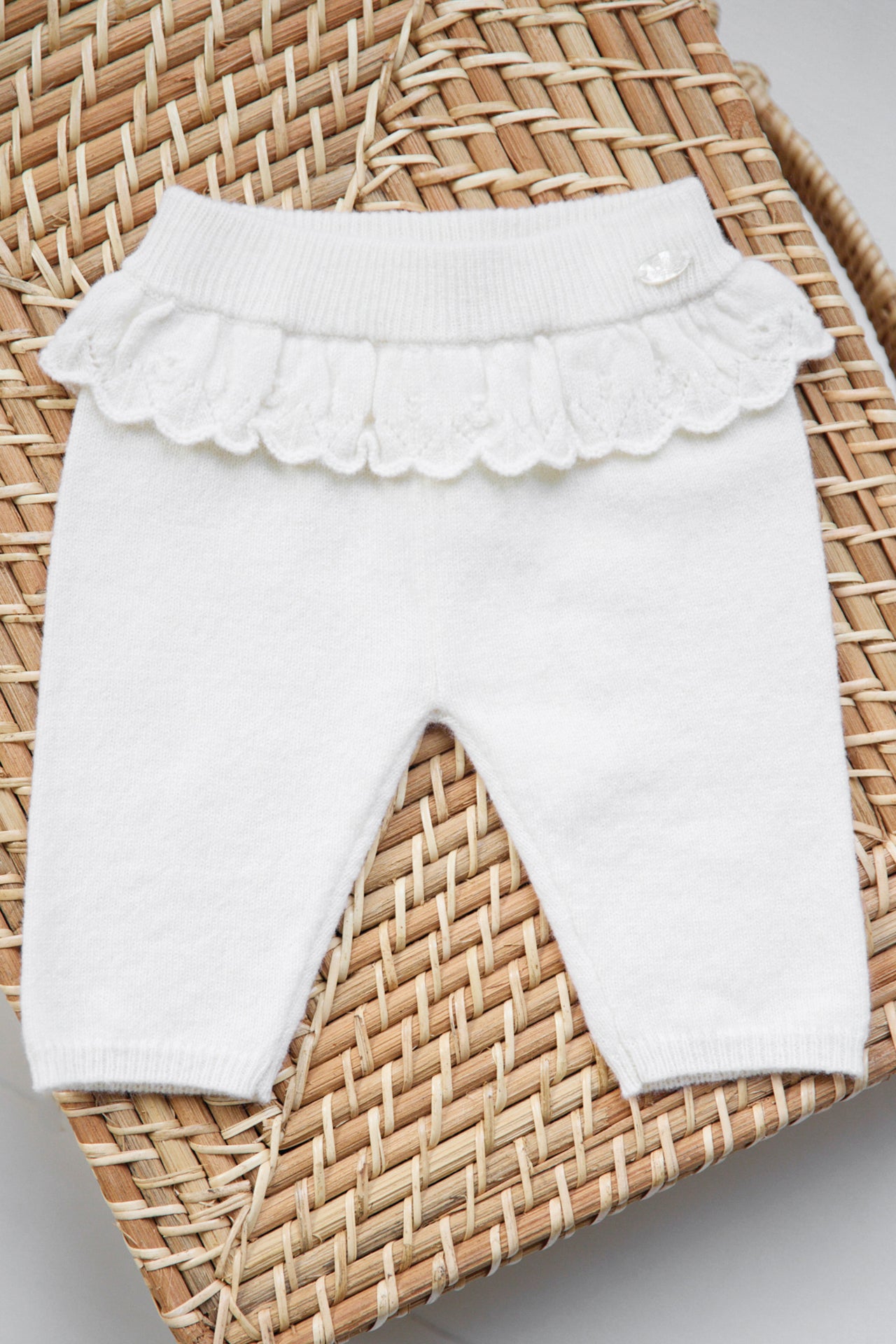 Broek - Ecru met vliegwielen