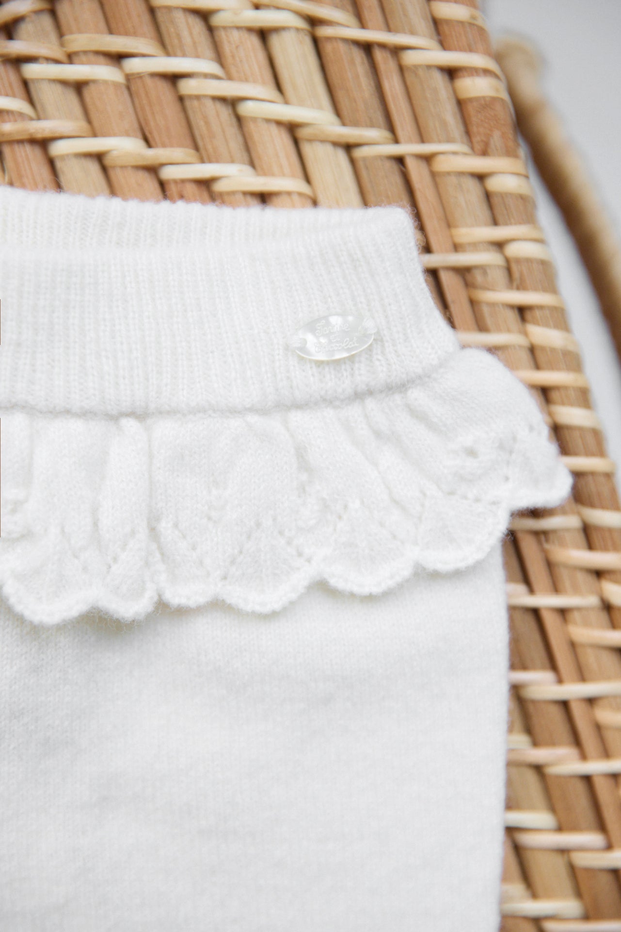 Broek - Ecru met vliegwielen