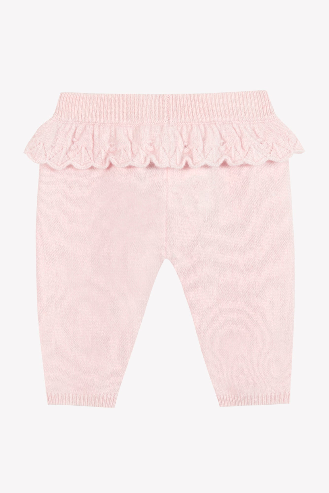 Pantalon - Rosa pálido Con juegos de Volantes