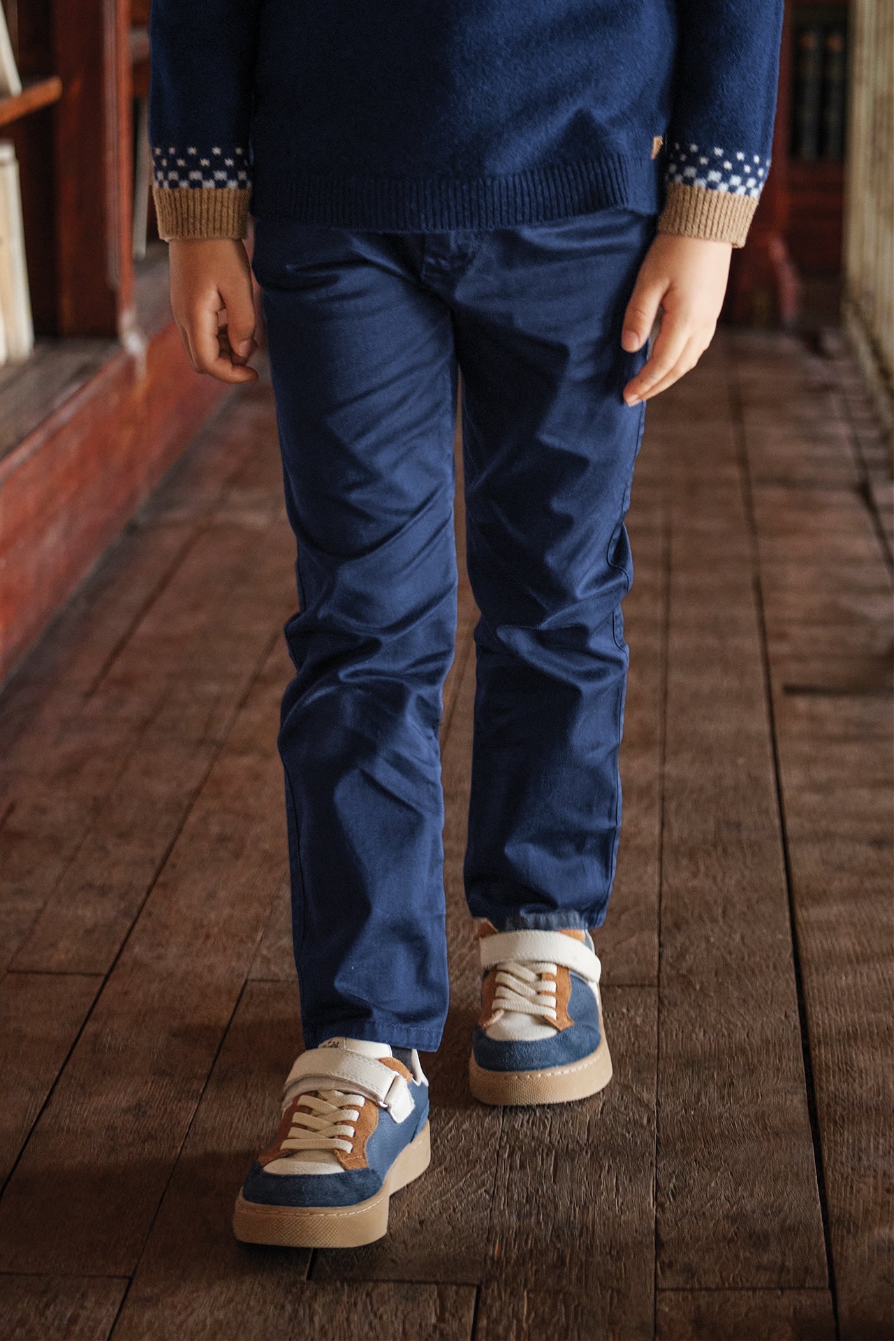 Hose - Marineblau Taschen