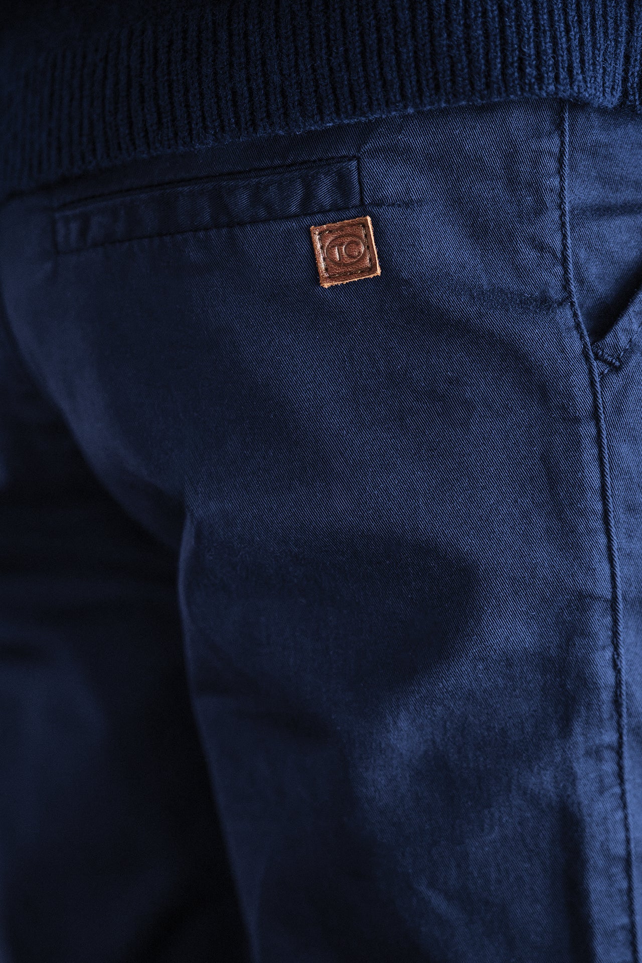 Hose - Marineblau Taschen