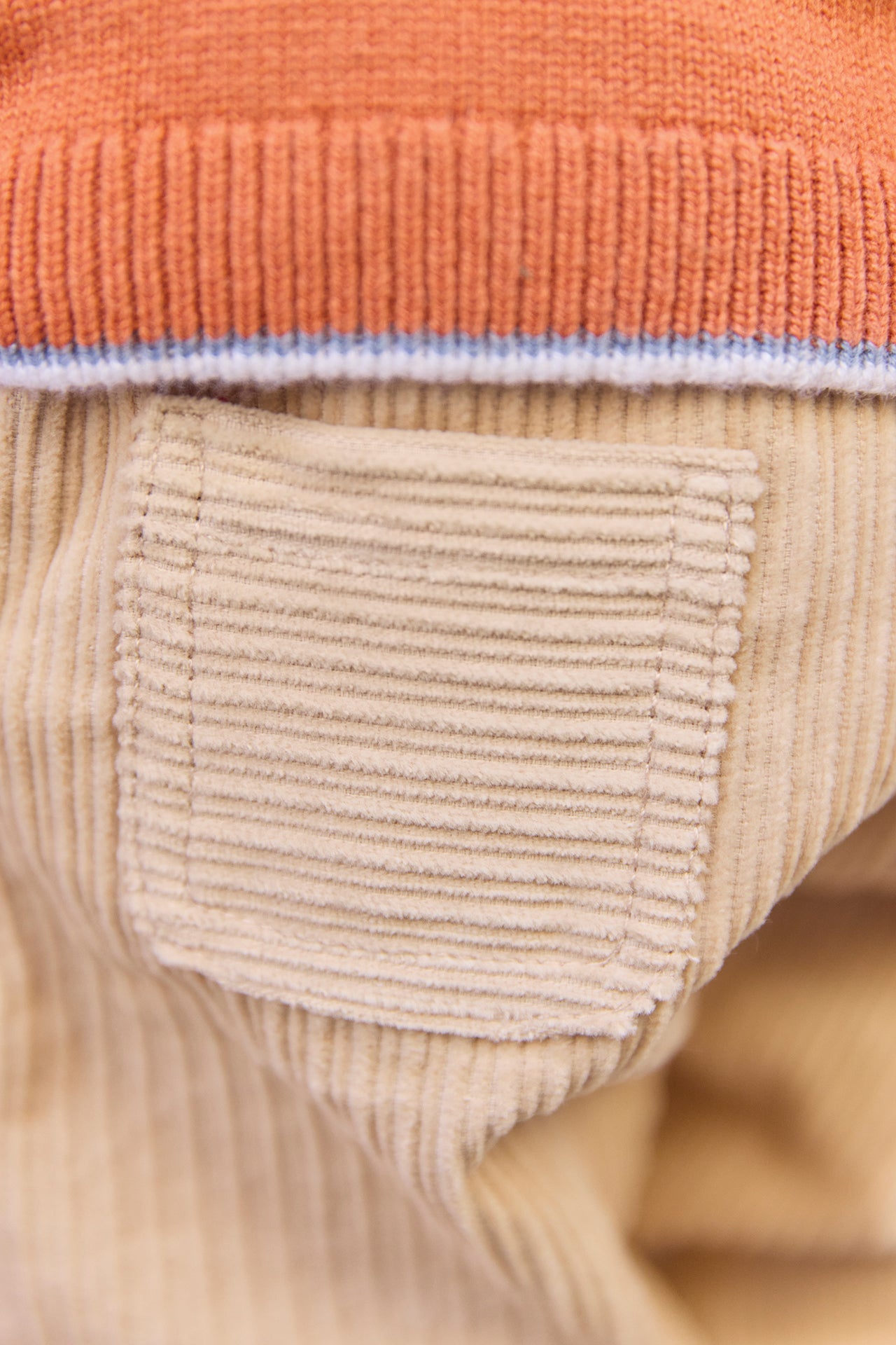 Broek - Beige in Velours