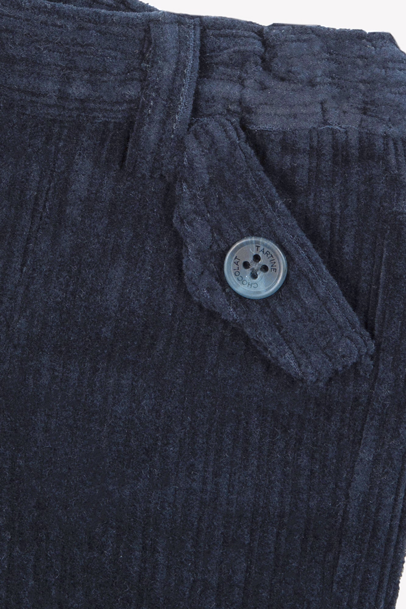 Broek - Navy in Velours