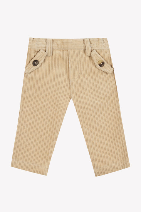 Pantalon - Beige en velours - Image principale
