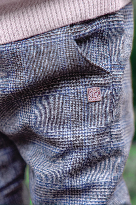 Pantalon - Gris chiné à carreaux - Image principale