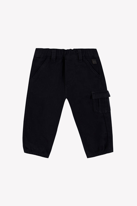 Pantalon - Azul marino cargo - Image principale