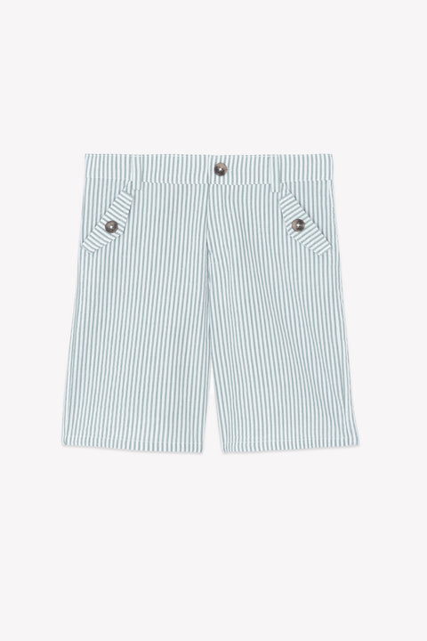 Short - Emeraude rayures - Image principale