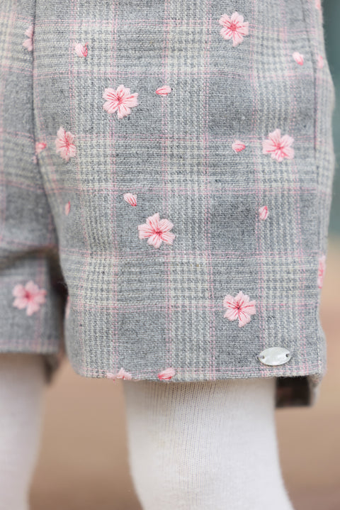 Short - Gris chiné à carreaux - Image principale