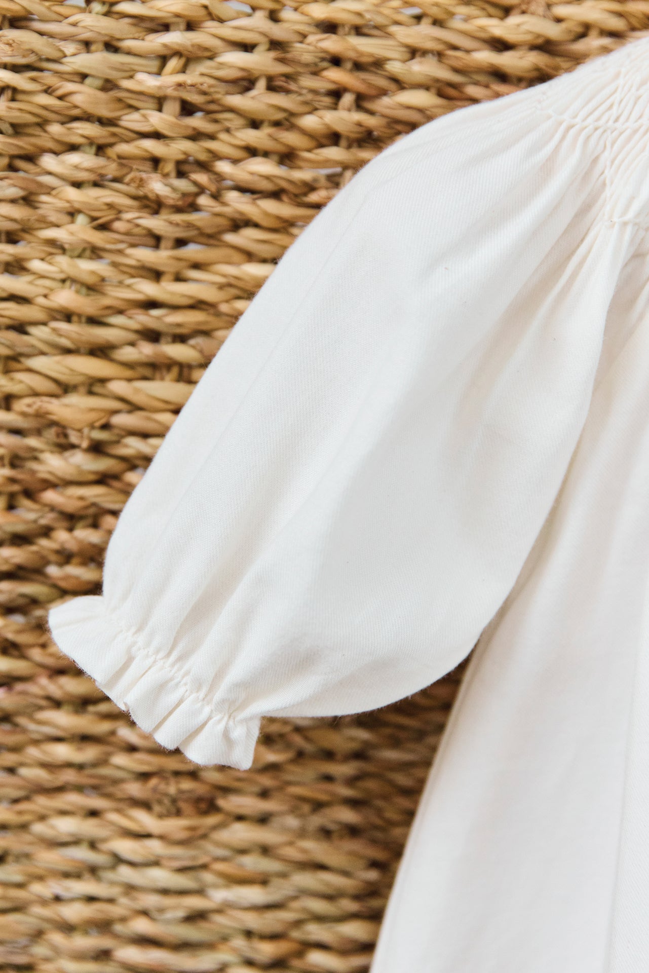 Vestido - Marfil Cuello delantal