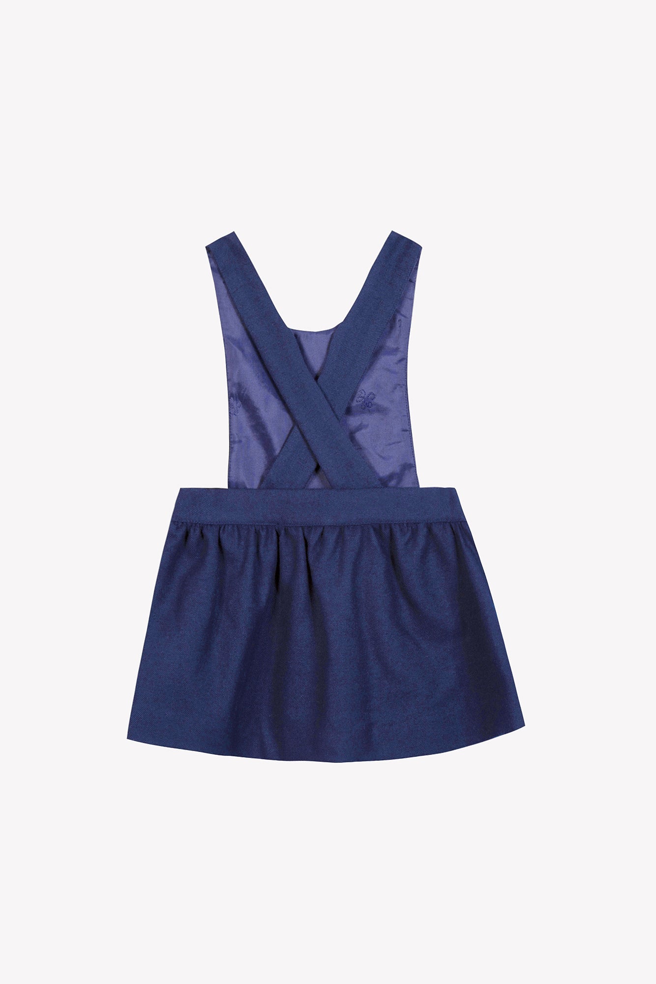 Robe - Marine à bretelles croisées