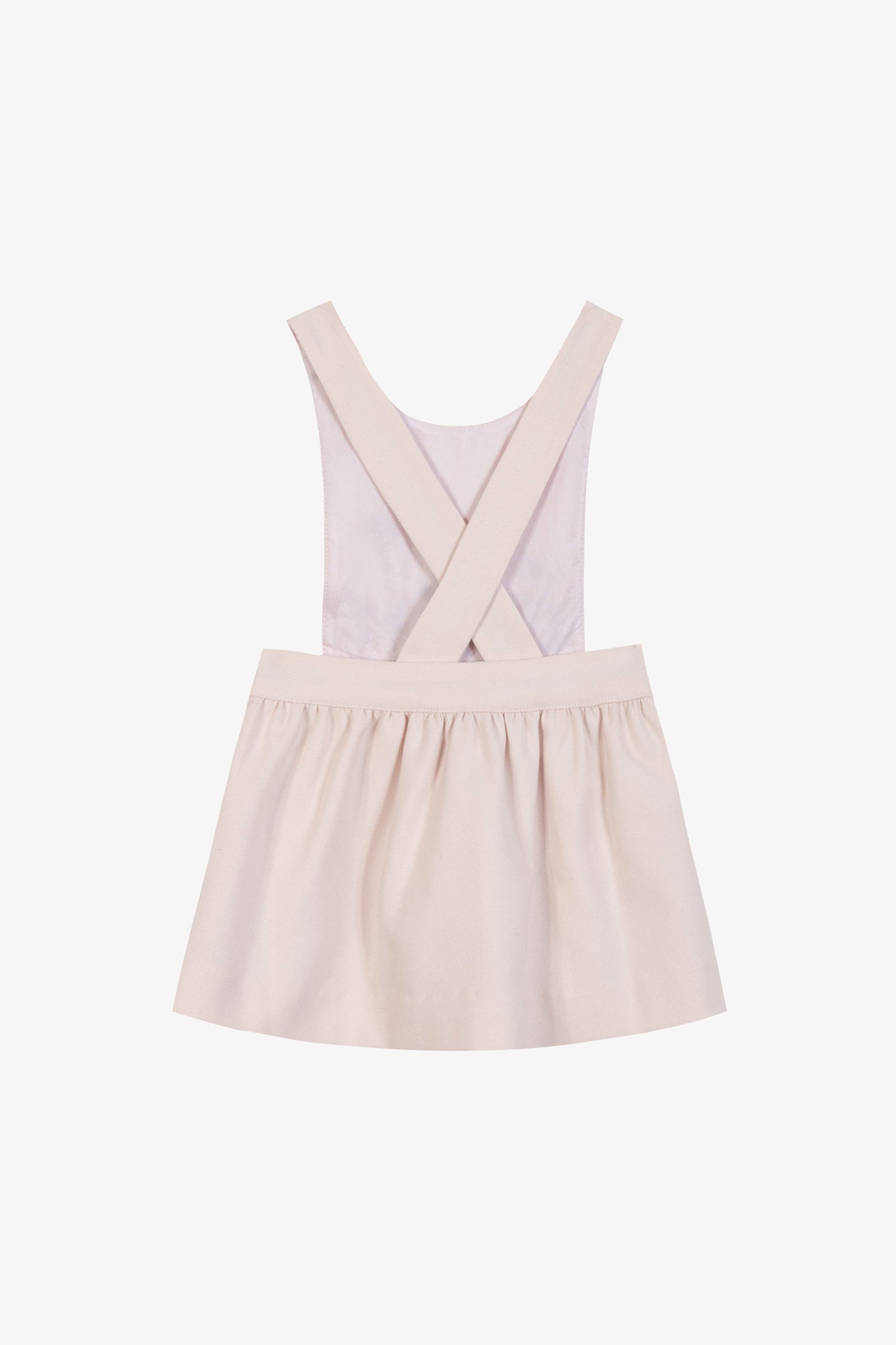 Robe - Rose pâle à bretelles croisées