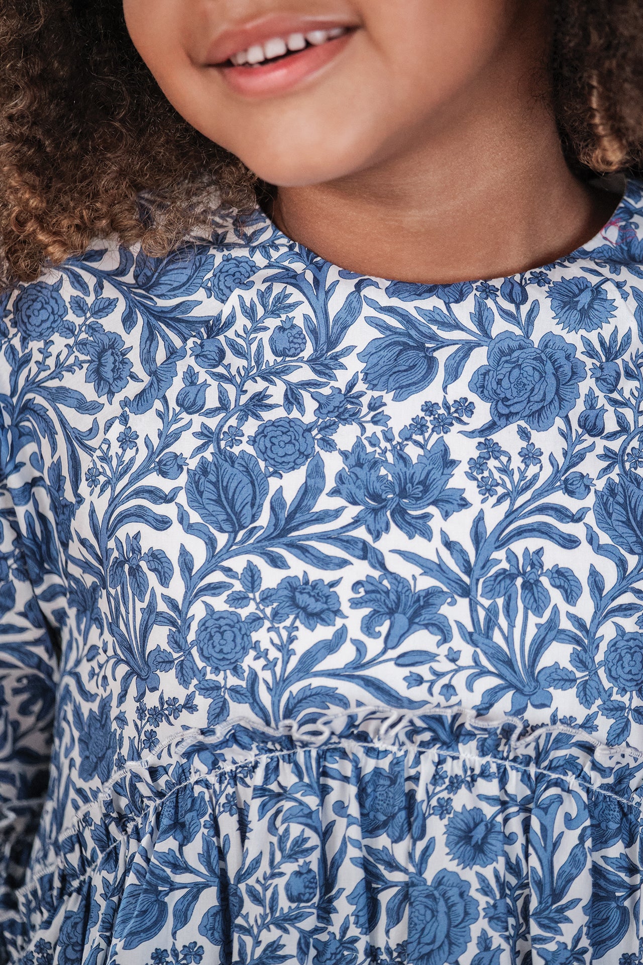 Jurk - chambray stof Liberty