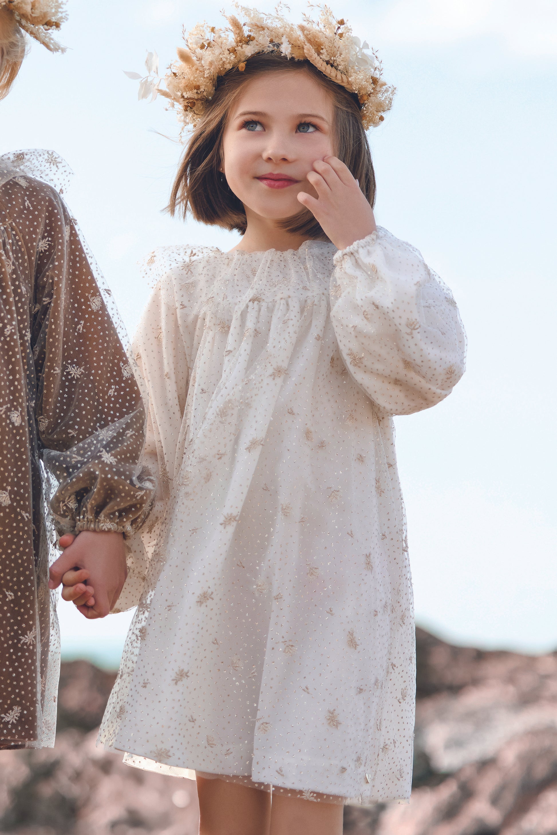 Robe Blanche Robe Broderies Robe Galerie Lafayette Fille Robe