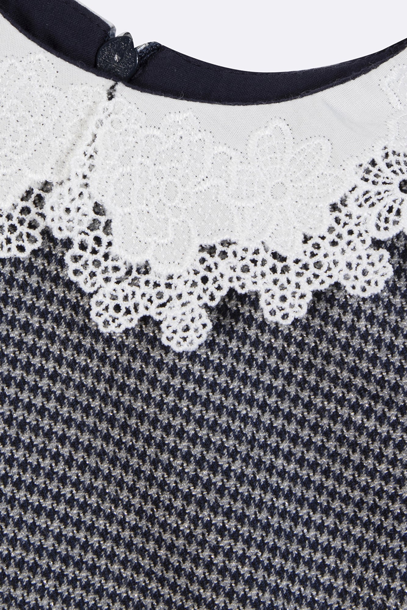 Robe - Marine vichy irisé