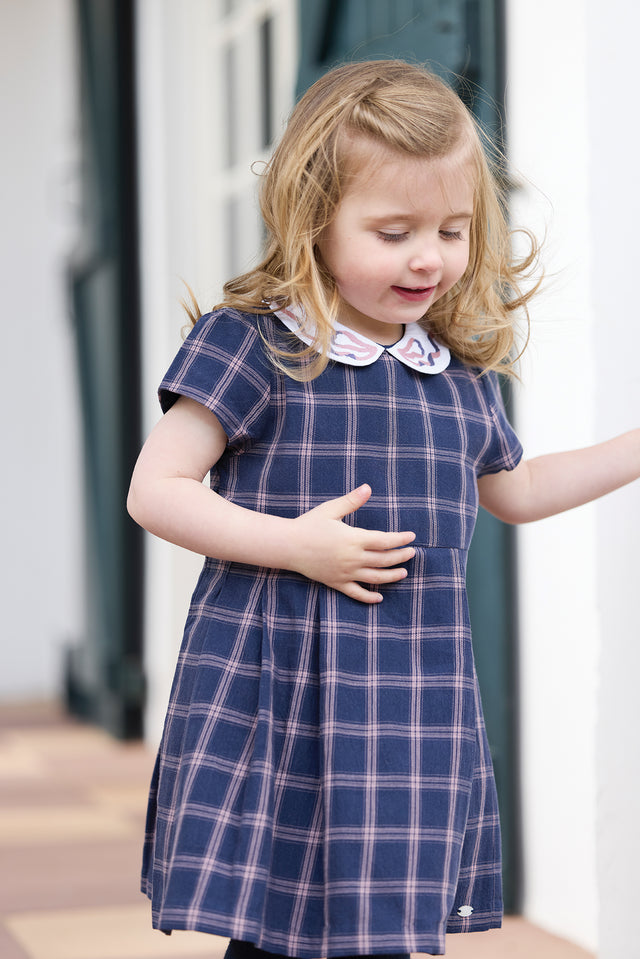 Robe - Myosotis à carreaux - Image principale