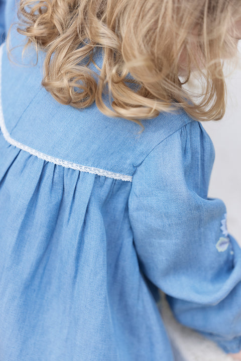 Robe - Chambray broderies - Image principale