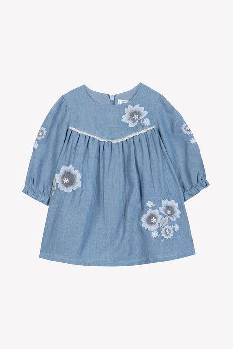 Robe - Chambray broderies - Image principale